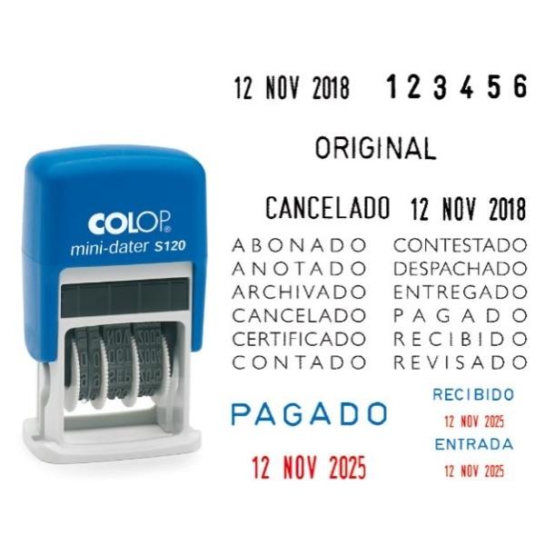 "FECHADOR S-160""PAGADO"" 4 mm L1 COLOP"
