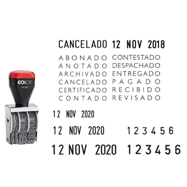 FORMULARIO FECHADOR MANUAL 4 MM COLOP 04000WD