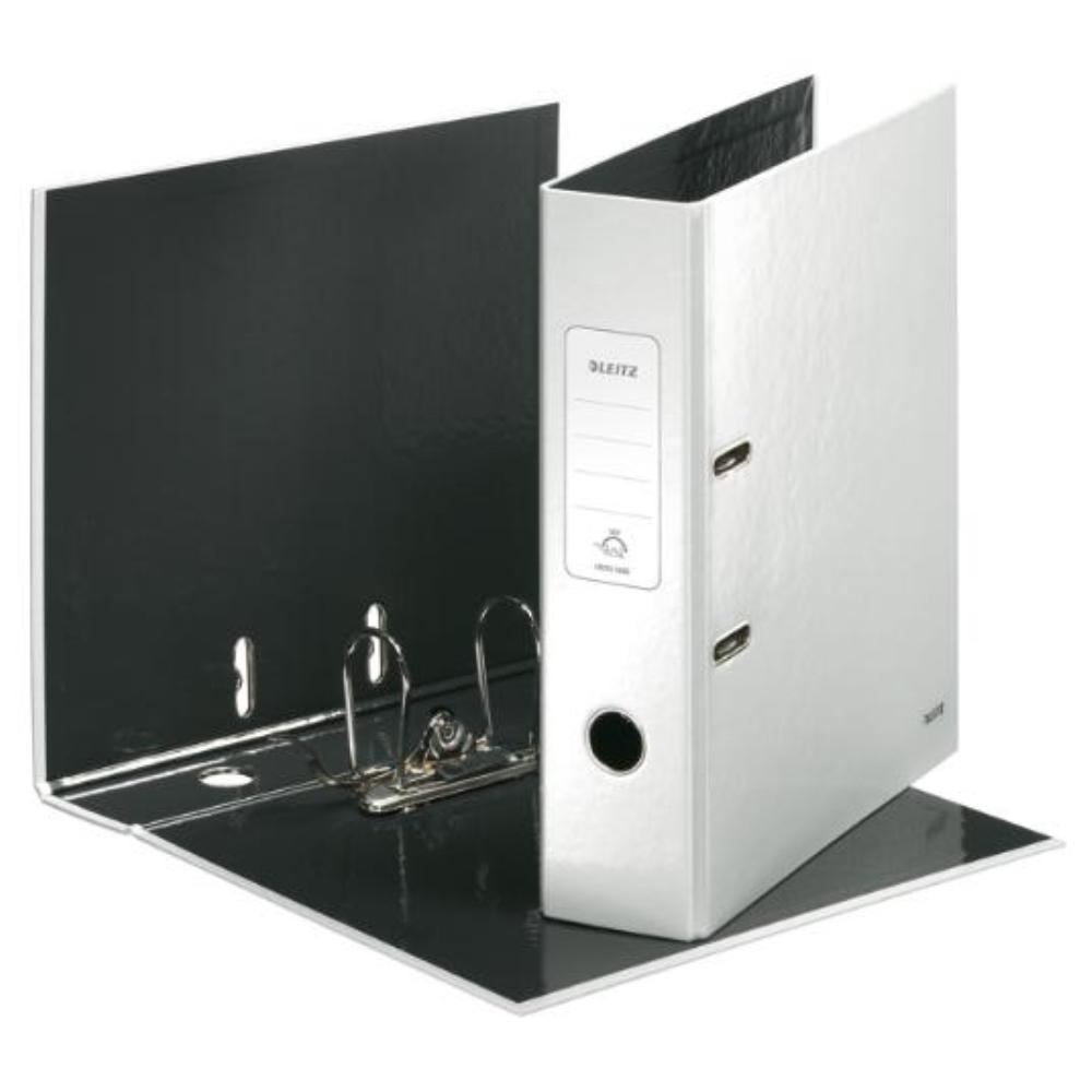 ARCHIVADOR A4 LOMO 75MM BLANCO METAL WOW LEITZ