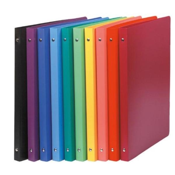 CARPETA ANILLAS PP A4 LISO 4 ANILLAS 15MM COLORES SURTIDOS EXACOMPTA