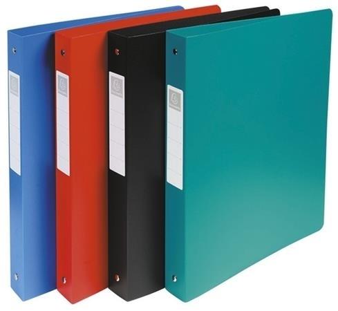 CARPETA ANILLAS PP A4 LISO 4 ANILLAS 30MM XXL VERDE EXACOMPTA