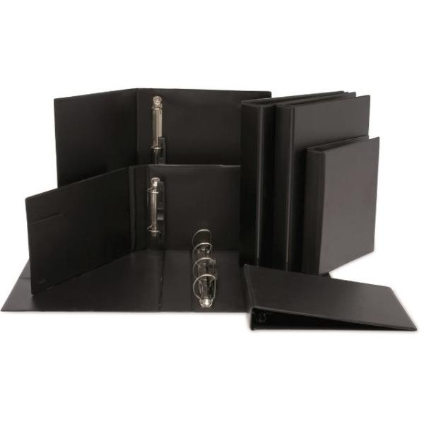 CARPETA ANILLAS PVC A4 4 ANILLAS 16 MM NEGRO GRAFOPLAS