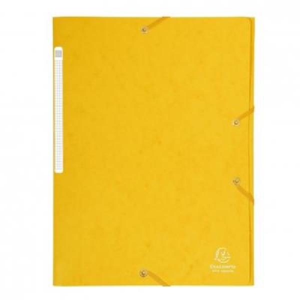 CARPETA GOMAS CARTON A4 MAXI AMARILLO EXACOMPTA