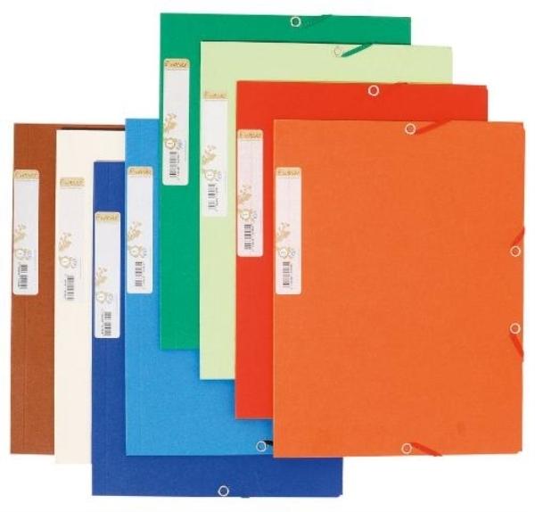 CARPETA GOMAS CARTON GOFRADO A4 MAXI AMARILLO EXACOMPTA