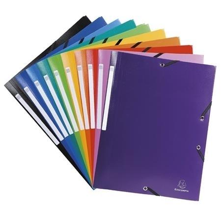 CARPETA GOMAS PP A4 SOLAPAS AZUL OS EXACOMPTA