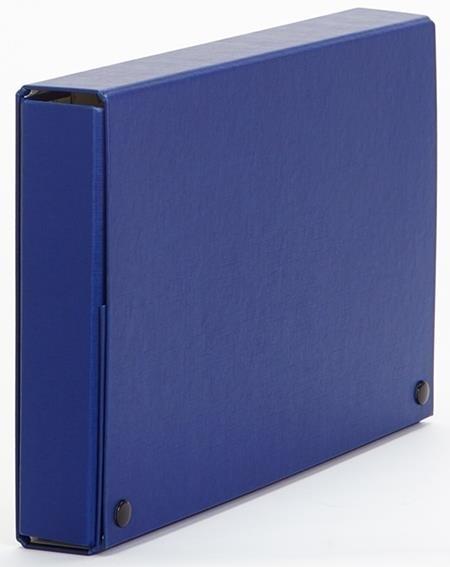CAJA PROYECTOS LOMO 90MM BROCHE AZUL PARDO