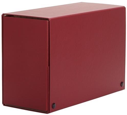 CAJA PROYECTOS LOMO 120MM BROCHE ROJO PARDO