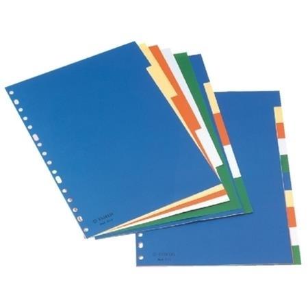 SEPARADORES PP A4 10 POSICIONES INDICE B/N ESSELTE