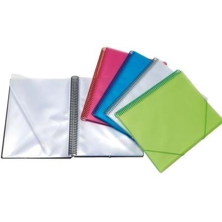 CARPETA FUNDAS MAXIPLAS A4 ESPIRAL 40 FUNDAS TRANS NATURAL GRAFOPLAS