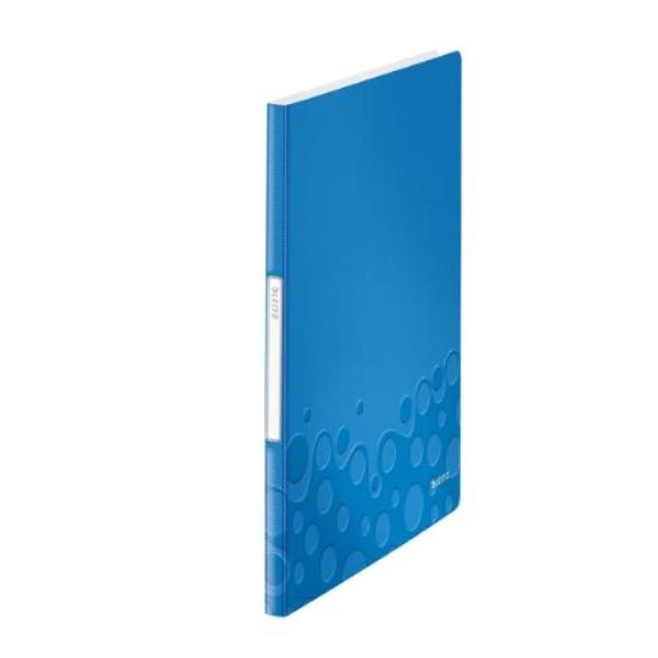 CARPETA FUNDAS 20 FUNDAS A4 PP AZUL WOW LEITZ