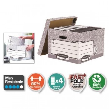 CONTENEDOR ARCHIVOS CON TAPA 333X285X390MM BANKERS BOX FELLOWES