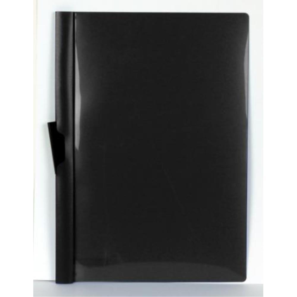 DOSSIER PINZA PP A4 30H NEGRO LIDERPAPEL