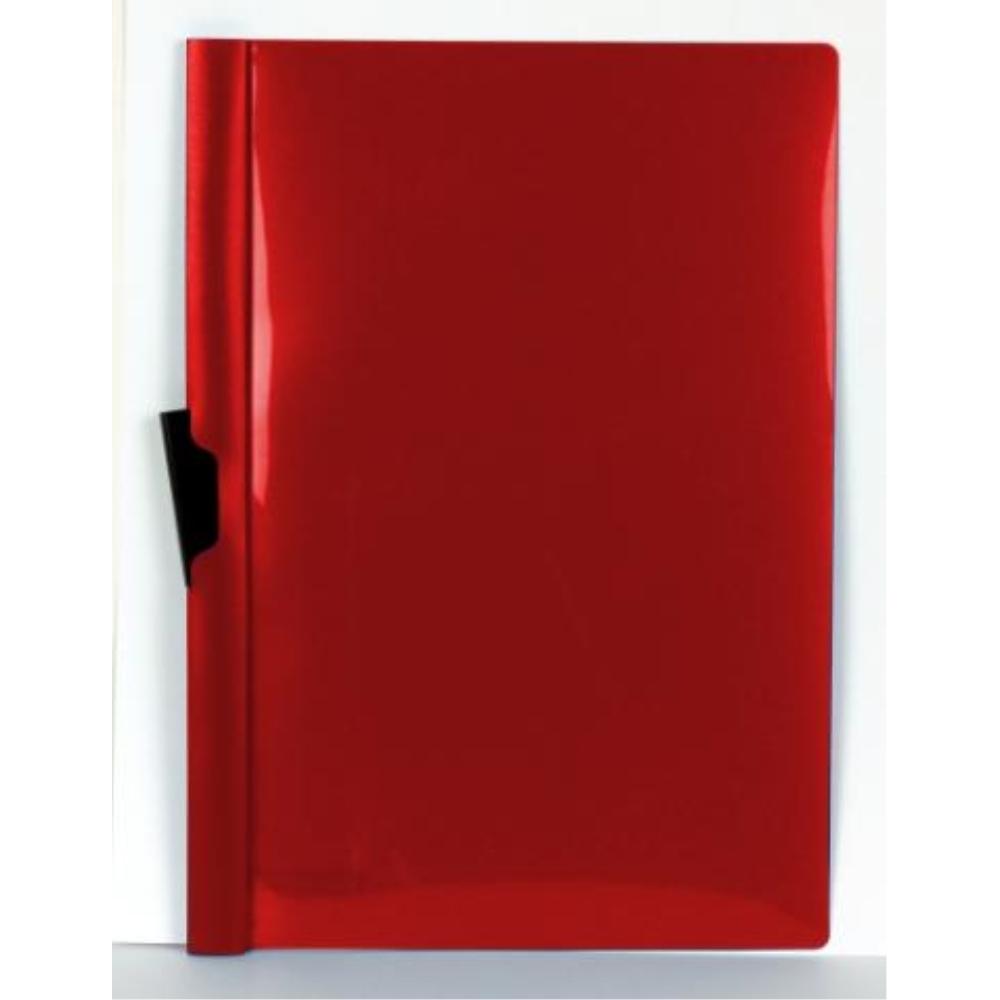DOSSIER PINZA PP A4 60H ROJO LIDERPAPEL
