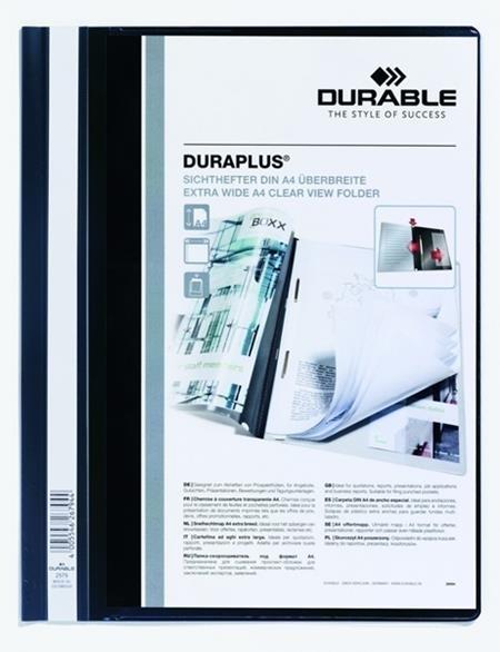 DOSSIER FASTENER PERSONALIZABLE A4 NEGRO DURAPLUS DURABLE