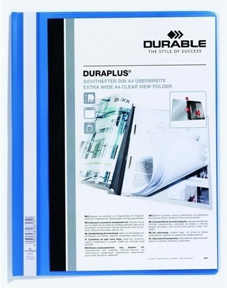 DOSSIER FASTENER PERSONALIZABLE A4 AZUL DURAPLUS DURABLE