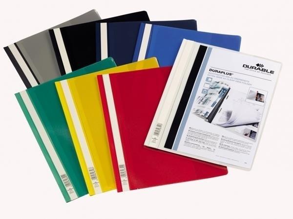 DOSSIER FASTENER PERSONALIZABLE A4 AMARILLO DURAPLUS DURABLE