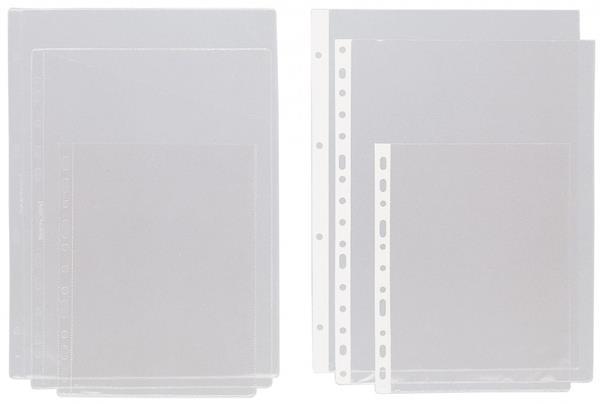 FUNDAS MULTITALADRO PVC 100 MICRAS DIAGONAL SIN TALADROS A4 CJ.100U. ESSELTE
