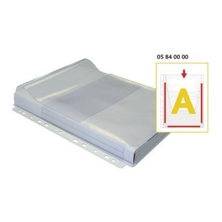FUNDAS MULTITALADRO FUELLE A4 CON SOLAPA PVC 180 MICRAS BOLSA 5U. GRAFOPLAS