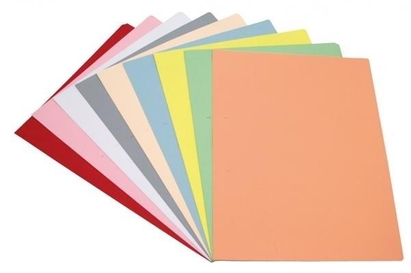 SUBCARPETA A4 180G GRIS CARTULINA PASTEL GRAFOPLAS
