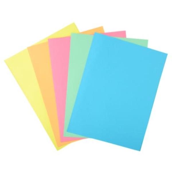 SUBCARPETA 1 SOLAPA A4 160GR 5 COLORES PASTEL SURTIDOS CJ.100U. SUPER 160 EXACOMPTA