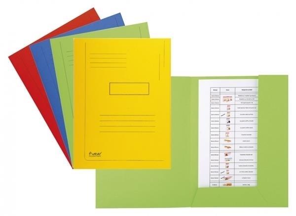 SUBCARPETA 2 SOLAPAS PREIMPRESA A4 280GR VERDE CJ.50U. FOREVER EXACOMPTA