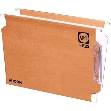 CARPETA COLGANTE KRAFT A4 250G VISOR LATERAL RIGIDO KRAFT GIO
