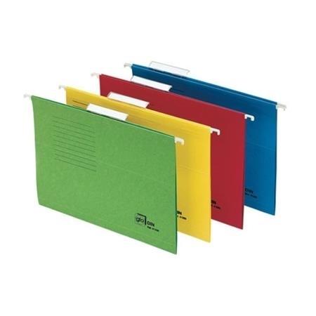 CARPETA COLGANTE FOLIO VERDE VISOR SUPERIOR RIGIDO GIO BY ELBA