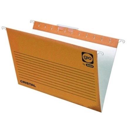CARPETA COLGANTE KRAFT BICOLOR A4 250G VISOR SUP. RIGIDO GIO