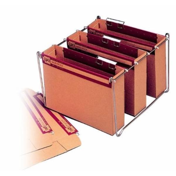CARPETA COLGANTE CJ.KRAFT FOLIO LOMO 75MM GIO