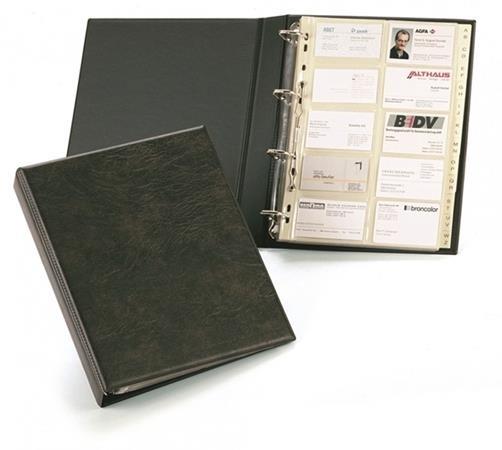 TARJETERO ANILLAS A4 400 TARJETAS VISIFIX DURABLE