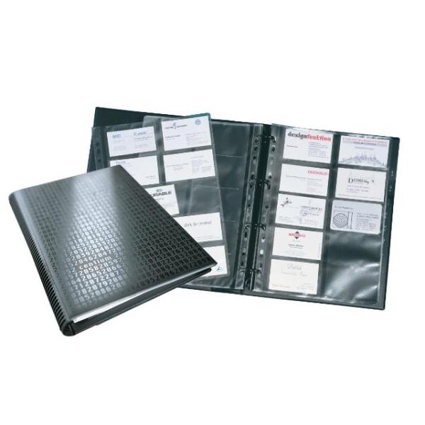 TARJETERO ANILLAS A4 400 TARJETAS VISIFIX CENTIUM DURABLE