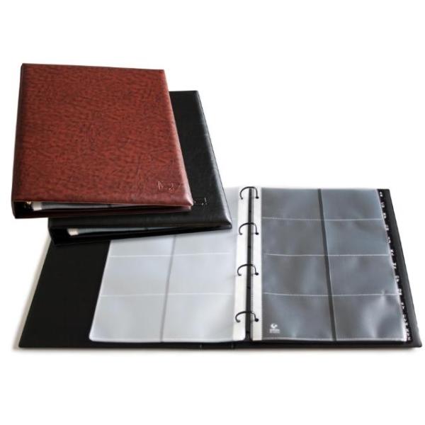 TARJETERO PVC EXECUTIVE NEGRO 288 TARJETAS GRAFOPLAS