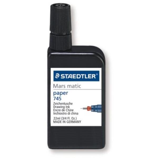 TINTA CHINA MARSMATIC R 22ML ROTULADOR NEGRO STAEDTLER