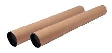 TUBO PORTAPLANOS CARTON TAPAS PLASTICO  640MM X  60MM FAIBO