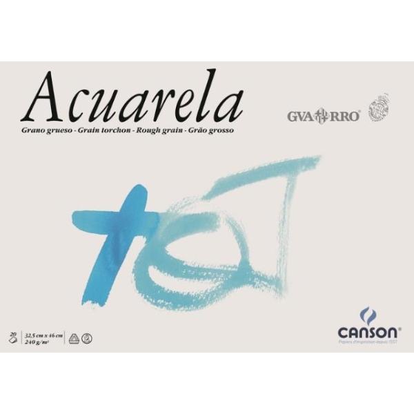 BLOC DIBUJO ENCOLADO ACUARELA A4+ 240G 20H GUARRO