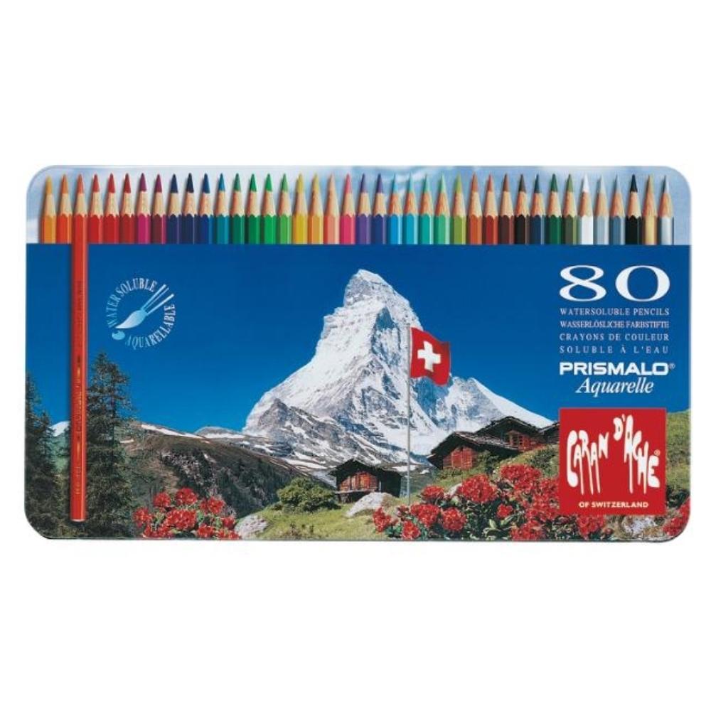 LAPICES ACUARELABLES PRISMALO MINA 3MM 6U. CARAN D'ACHE