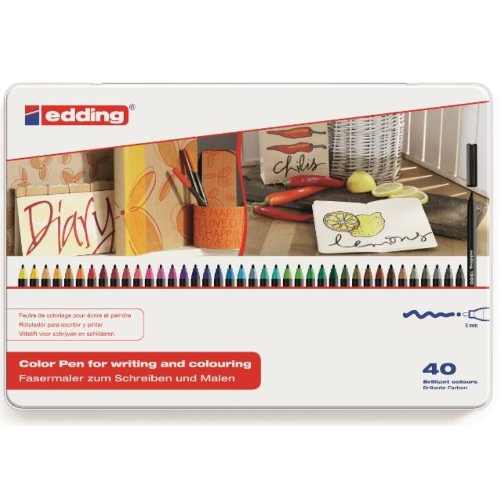 ROTULADORES COLORES 1300 40U. EDDING