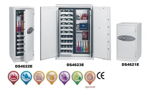 ARMARIO SEGURIDAD IGNIFUGO SERIE DS4620 DATA COMMANDER 168,5X120X72CM 457L 753KG PHOENIX