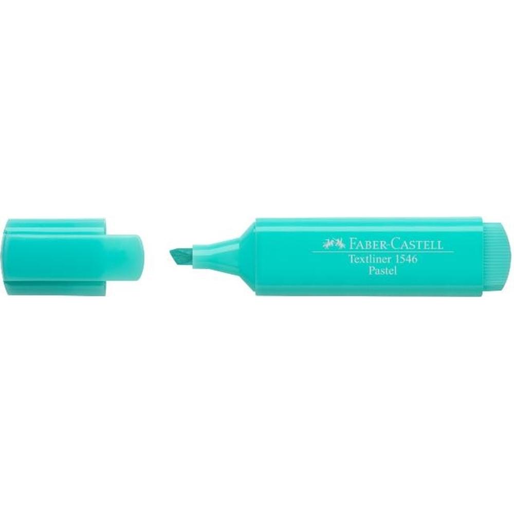 ROTULADOR FLUORESCENTE PASTEL TEXTLINER AGUAMARINA 46 FABER CASTELL