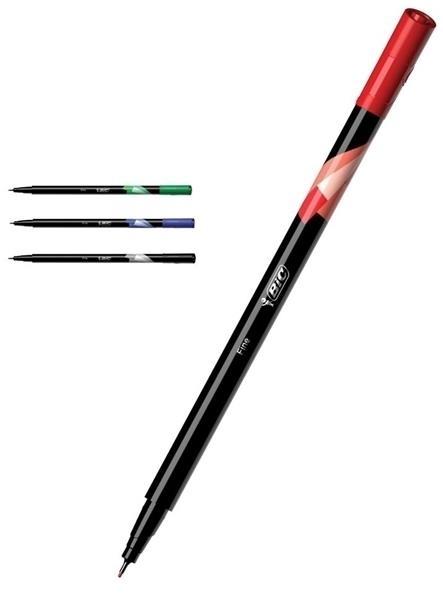 ROTULADOR BIC INTENSITY PUNTA FINA 0,4MM ROJO