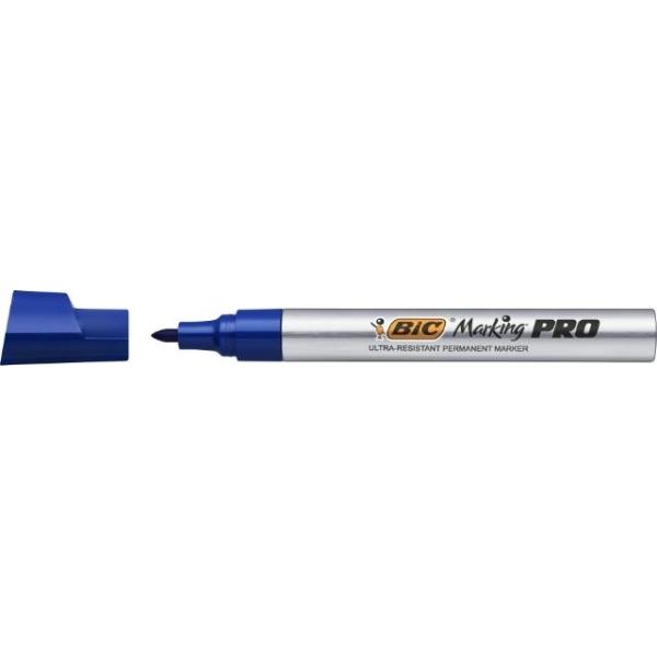 ROTULADOR PERMANENTE BIC MARKING PRO AZUL PUNTA REDONDA