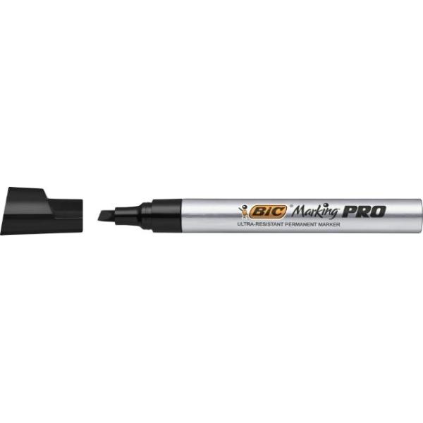 ROTULADOR PERMANENTE BIC MARKING PRO NEGRO PUNTA BISELADA