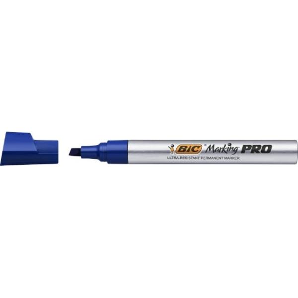 ROTULADOR PERMANENTE BIC MARKING PRO AZUL PUNTA BISELADA