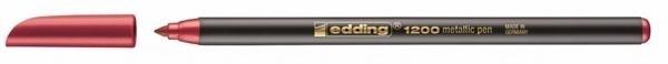 ROTULADOR EDDING 1200 ROJO METÁLICO