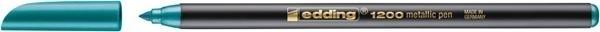 ROTULADOR EDDING 1200 VERDE METÁLICO