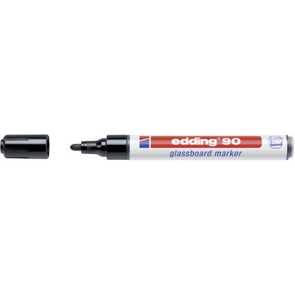 ROTULADOR PIZARRA DE CRISTAL EDDING 90 BLANCO PTA.CONICA 2-3MM