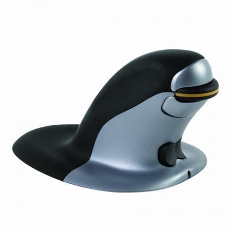 RATON INALÁMBRICO ERGONOMICO VERTICAL AMBIDIESTRO PENGUIN  MEDIANO FELLOWES