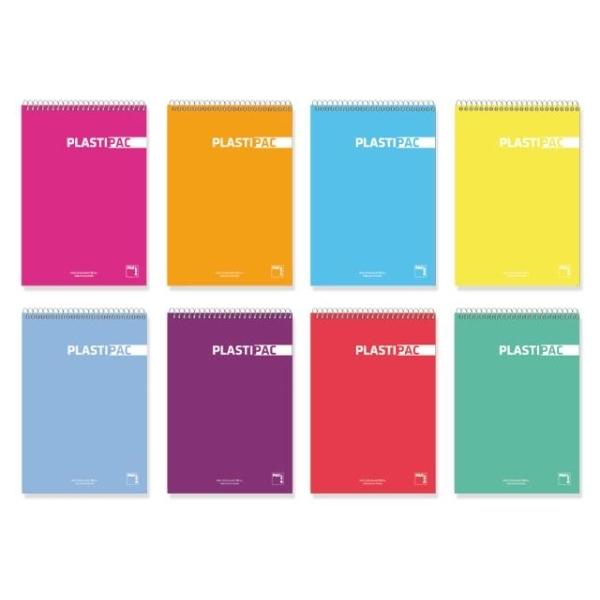 BLOC PLASTIPAC  A7100H 90GR C/5 TAPA PP TRANSL PACSA