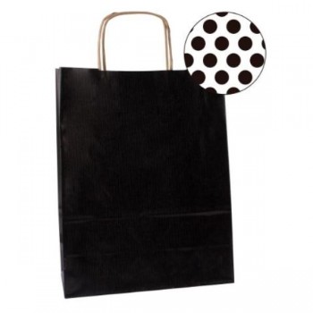 BOLSA KRAFT NEGRO 32X16X39  50U APLI