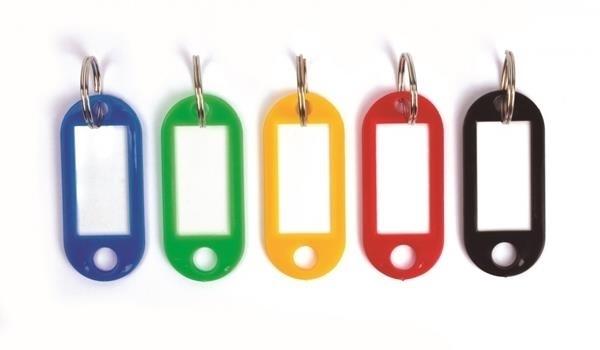 LLAVERO COLOR SOLIDO SURTIDO 100U APLI